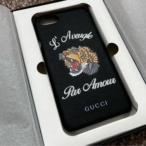 Gucci L'Aveugle Par Amour iPhone case